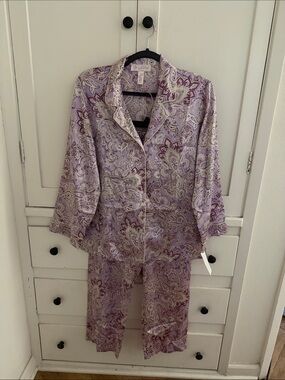 Oscar de la Renta Pink Label 2 pc pajamas autumn tapestry